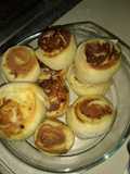 Rollos de Jamón y Queso sin horno