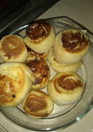 Una foto de Rollos de Jamón y Queso sin horno