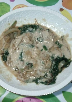 Foto principal de Espinacas con salsa de almendras