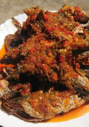 Foto resep Ikan serai balado | sambal ikan laut merah
