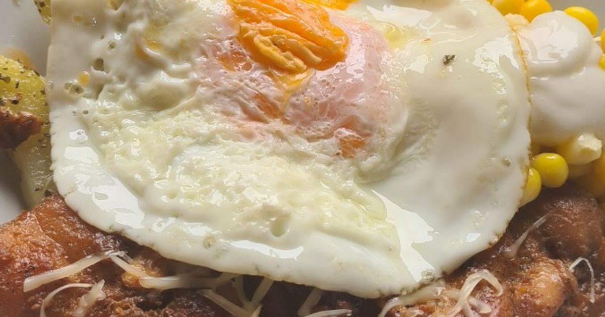 Roasted chicken and potato