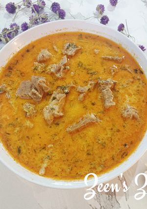 A picture of Dhaniwal Korma - Kashmiri Wazwan Style Coriander Korma.