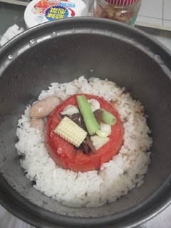 山中煮食・番茄蔬菜寶盒炊飯 的食譜成品照片