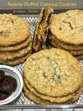 Nutella Stuffed Oatmeal Cookies
