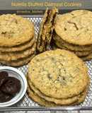 Nutella Stuffed Oatmeal Cookies