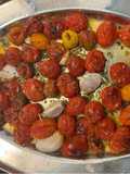 Tomates cherrys confitados