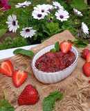 مربای توت فرنگی رژیمی