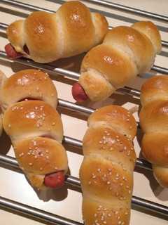 Una foto de Bollitos rellenos de Frankfurt