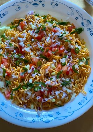 A picture of Sweet Corn Bhel.