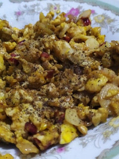Foto resep Orak Arik Telur Lada Hitam