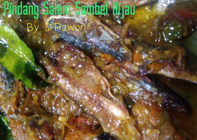 Resep Pindang Salem Sambel Hijau, Anti Gagal