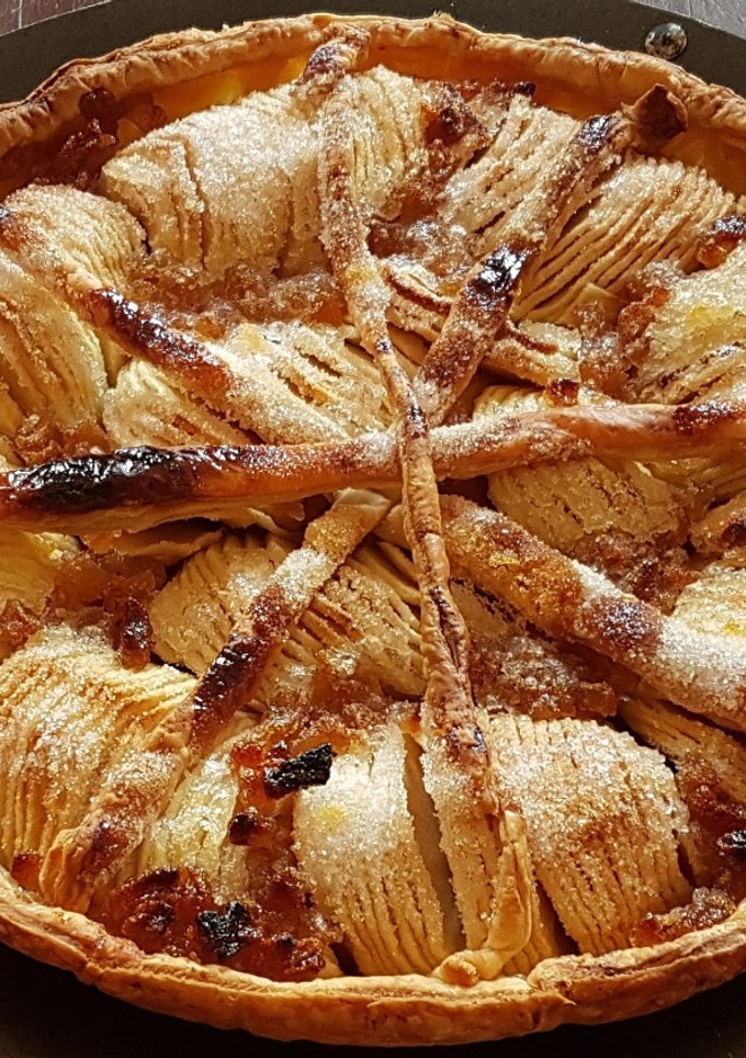 Una foto de Tarta de manzana