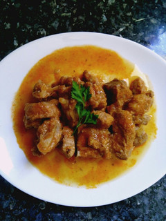 Una foto de Costillas de cerdo en salsa