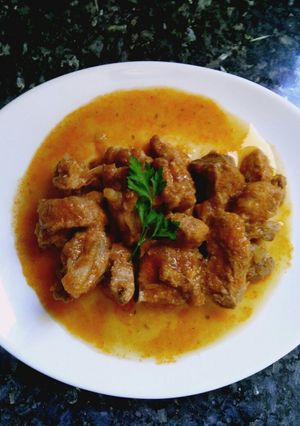 Una foto de Costillas de cerdo en salsa