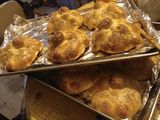 Pan de muerto casero de naranja
