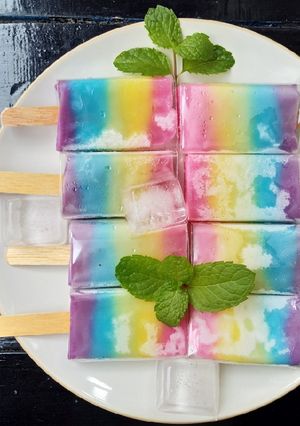 Foto resep Es Gabus Pelangi 🌈
