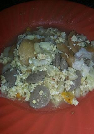 Foto resep Seblak basah bakso makaroni