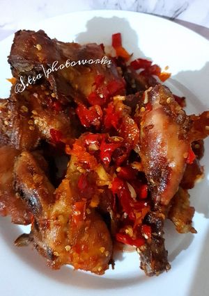 Foto resep Ayam Goreng Cabe Merah (Fried Chicken Red Chili)