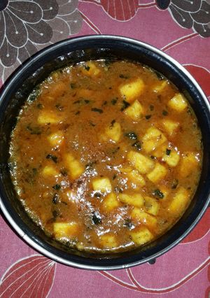 A picture of Paneer Masala.