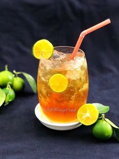 Hình của món Trà Đào Tắc.
