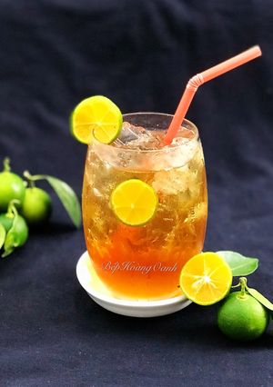 Hình của món Trà Đào Tắc.