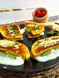 Quesadillas de garbanzos 🍴🥟 (apta para veganos 🌱)