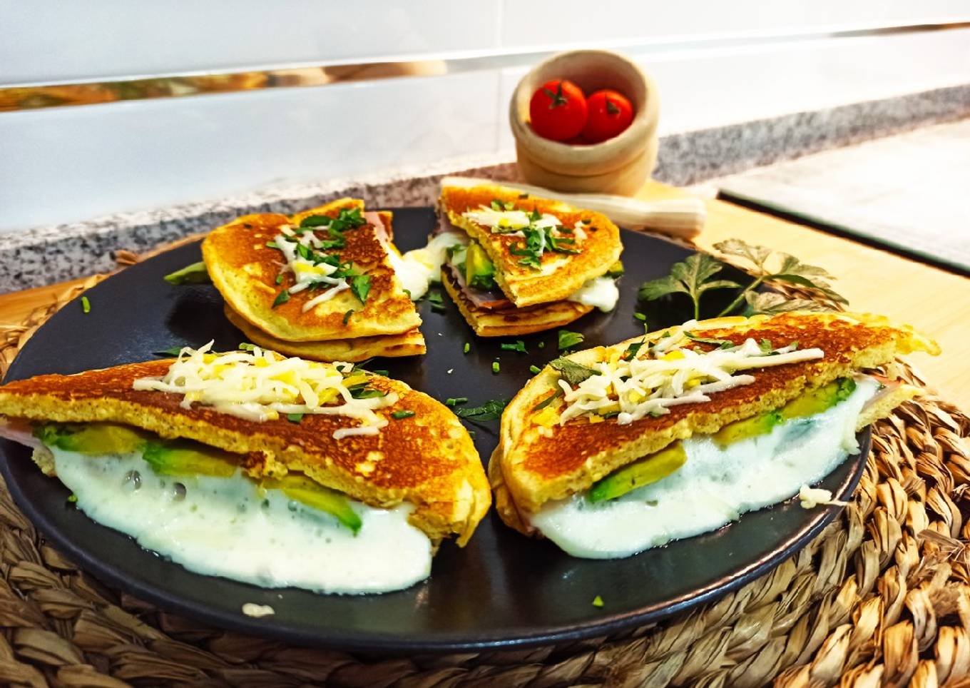 Quesadillas de garbanzos 馃嵈馃 (apta para veganos 馃尡)