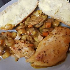 My Garlic Chilli Chicken & Veg. 😀 A picture of My Garlic Chilli Chicken & Veg. 😀.
