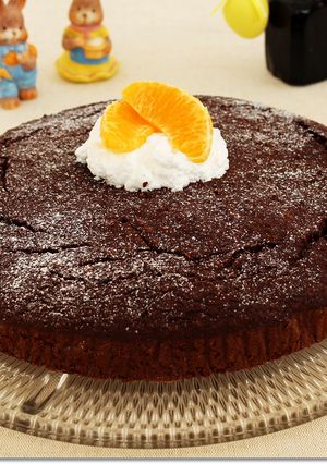 Narancsos csokoládétorta (cukormentes) recept fotója