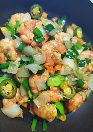 Foto resep Udang Tumis Pete