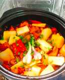 Ba chỉ kho măng củ