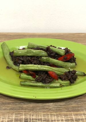 Foto resep Tumis buncis daging giling pedas