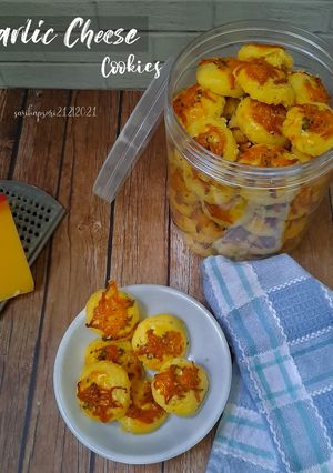 Foto resep Garlic cheese cookies