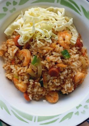 Foto resep Nasi Goreng Udang Sosis