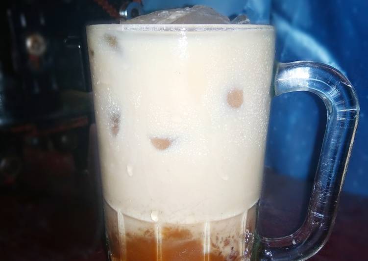 Resep 9. Cendol Latte Susu Aren, Enak Banget