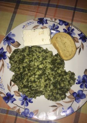 A picture of Lemony Spinach Rice (Easy for Students).