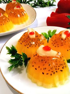 Foto resep Puding Nanas Selasih
