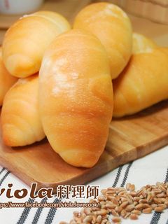 鹽可頌軟乳酪夾心 的食譜成品照片