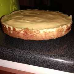 Una foto de Kuchen de manzana con crema pastelera alemana