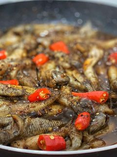 Hình của món Cá Bống Đồng Kho Cay.