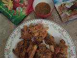 Traditional Taste French fries and onion pakoray