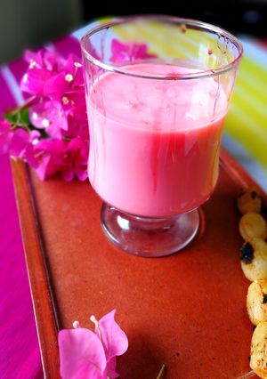 A picture of Rose lassi.
