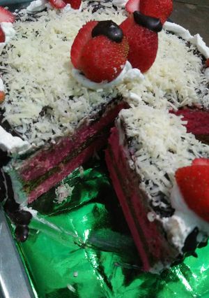 Foto resep Cake kukus ultah sederhana