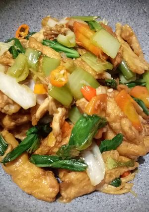 Foto resep Capcay Ayam Jawa