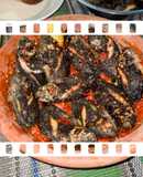 Sambel korek iwak betik panggang