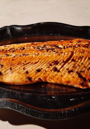 Une photo de Filet de Saumon à la plancha