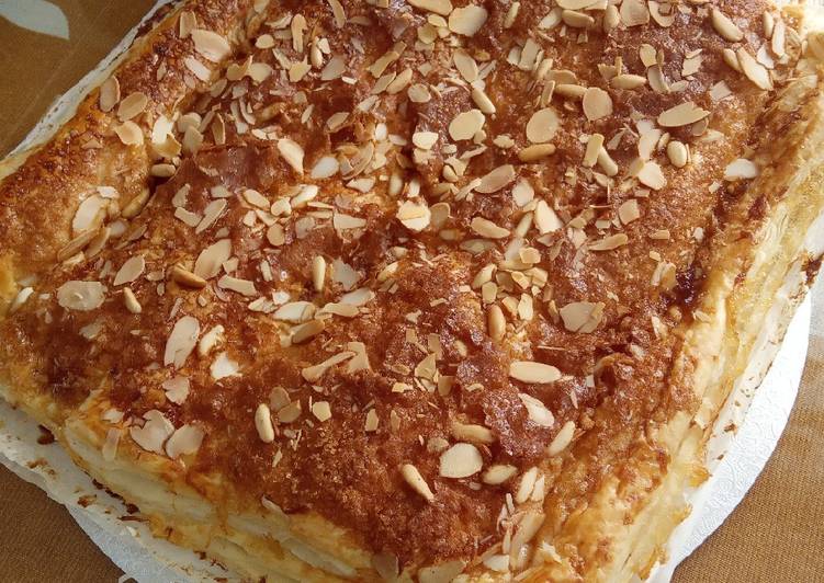 Hojaldre relleno de cabello de ángel