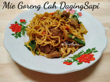 Mie Goreng Cah Daging Sapi
