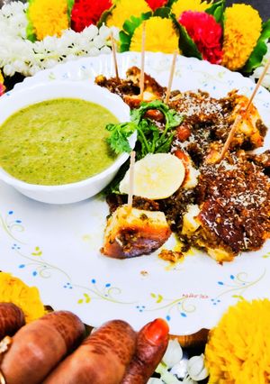 A picture of Navratri Special Paneer Thecha.