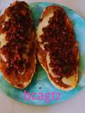 Molletes choriqueso